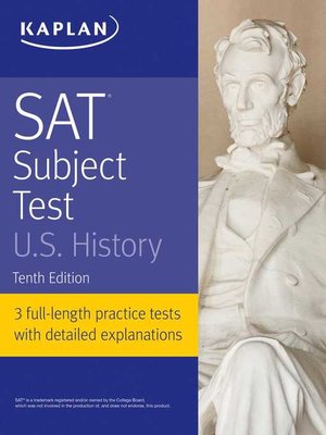 cover image of SAT Subject Test U.S. History